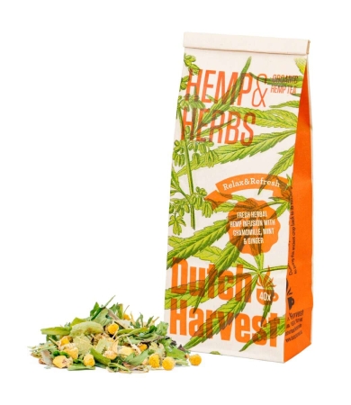 Hanf & Kräuter - Hanf- & Kräutertee 40 Gramm - loser Tee von Dutch Harvest
