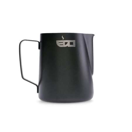 Milchkännchen - Edelstahl mattschwarz - 600 ml