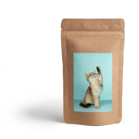 Personalisiertes Fotoetikett - Frische Kaffeebohnen - 250 g
