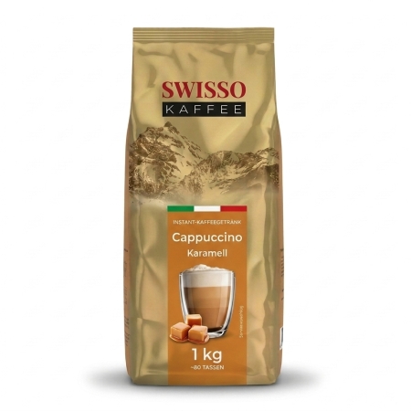 Swisso Kaffee Cappuccino Karamell - Instant-Cappuccino - 1 Kilo