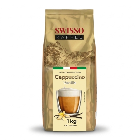Swisso Kaffee Cappuccino Vanille - Instant-Cappuccino - 1 Kilo