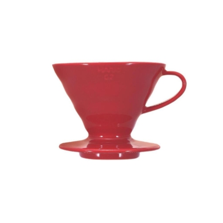 Hario V60 Dripper - Porzellan rot - Größe 02