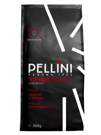 Pellini Vivace Tradizionale Crema Intensa - Kaffeebohnen - 1 Kilogramm