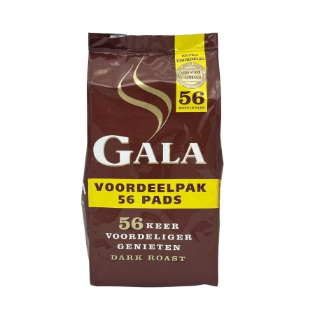 Gala Dark Roast - Kaffeepads - 56 Stück