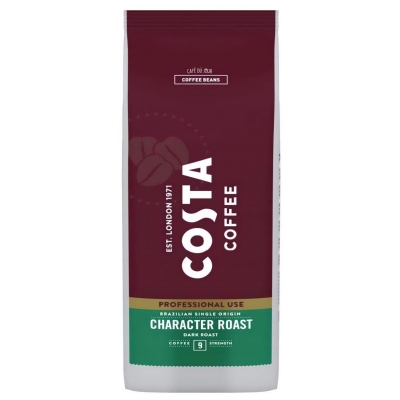 Costa Coffee Brasilianischer Single Origin Charakter Dunkle Röstung - Kaffeebohnen - 1 Kilo