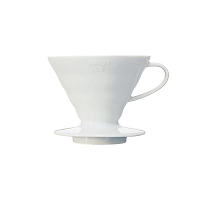 Hario V60 Tropfer - Porzellan weiß - Größe 02