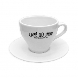 Café du Jour Cappuccinotasse und Untertasse