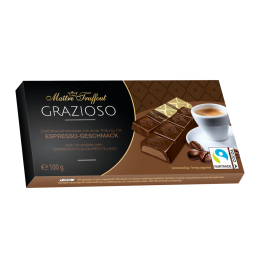 Crème-Espresso-Schokolade - Zartbitterschokolade - 100 Gramm