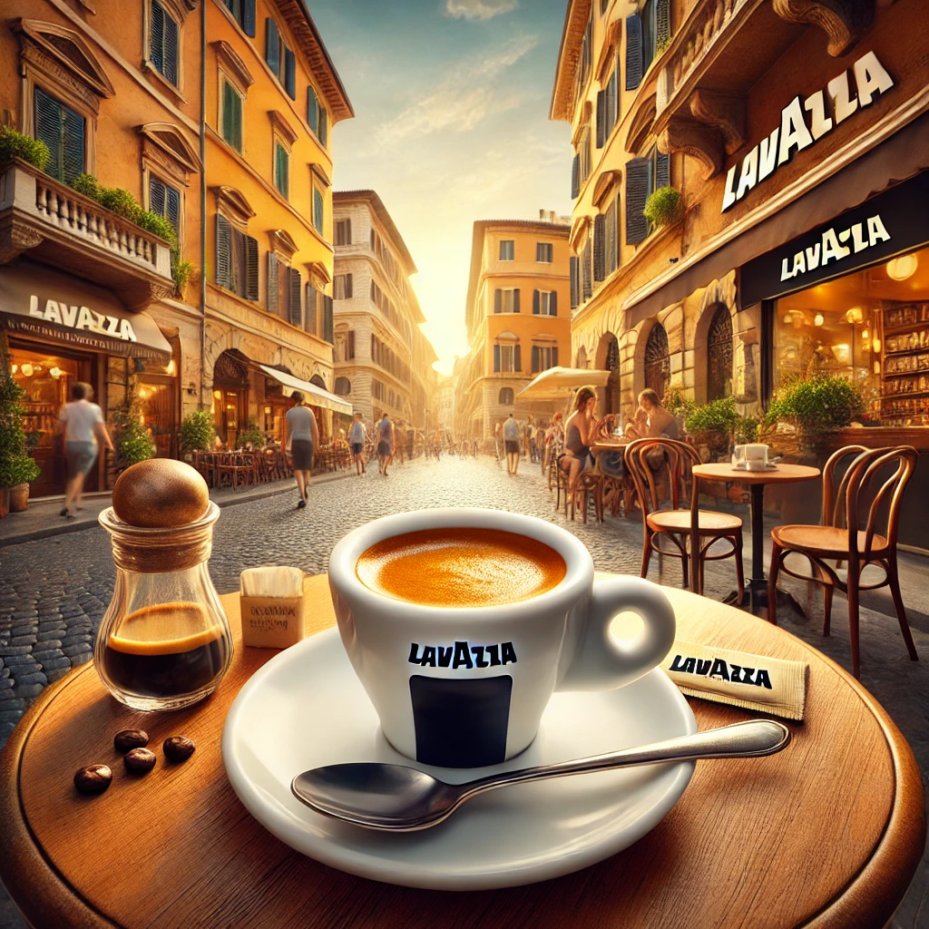 Lavazza in der Einkaufsstraße