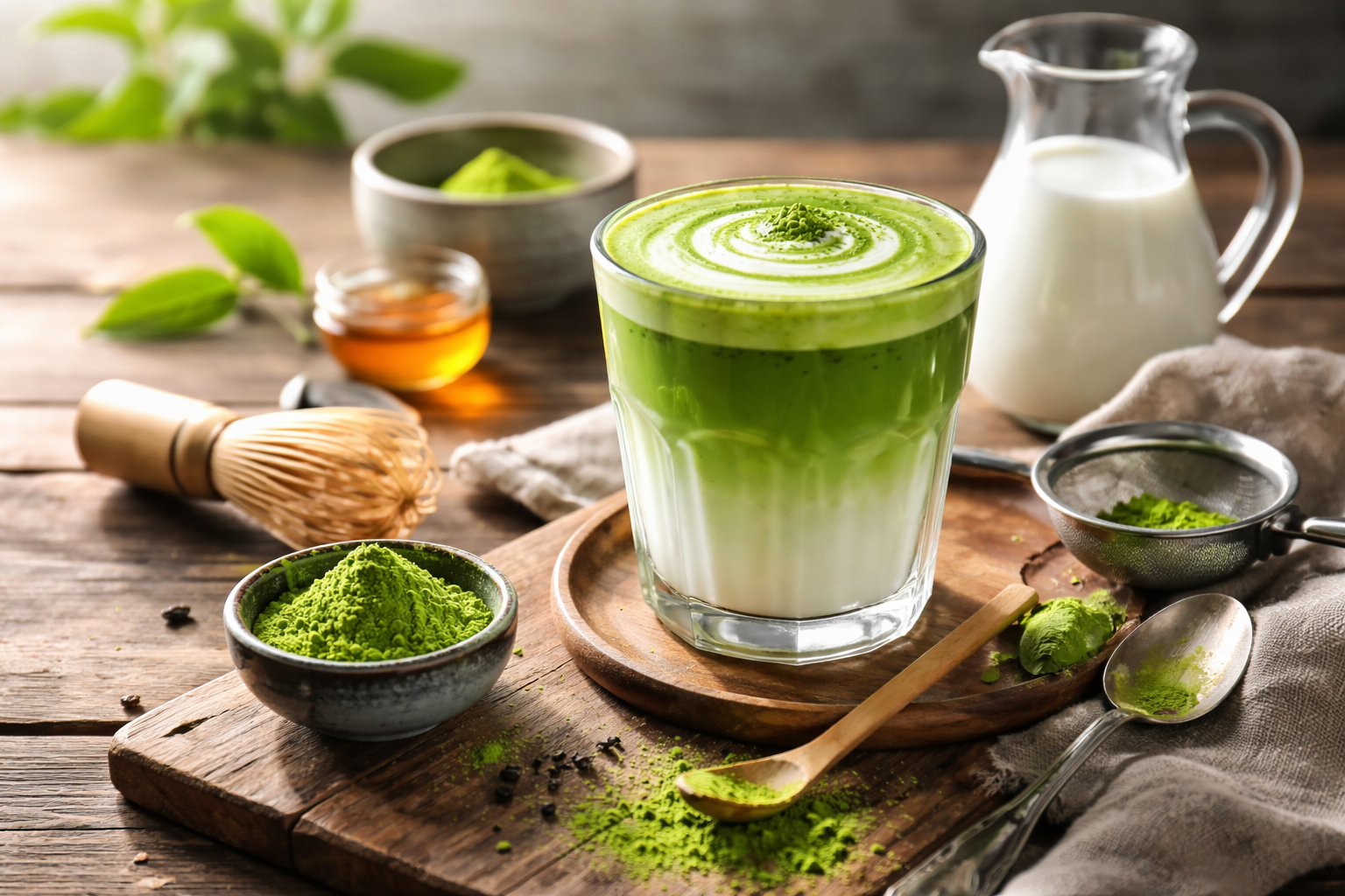Matcha Latte: So bereitest du einen luftigen Matcha zu
