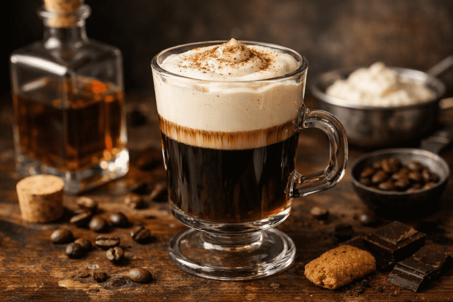 Kiss of Fire Kaffee Rezept: warmer Kaffeecocktail mit Pfiff