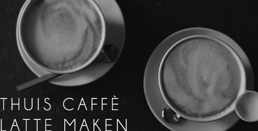 Zuhause selbst einen Caffè Latte machen!